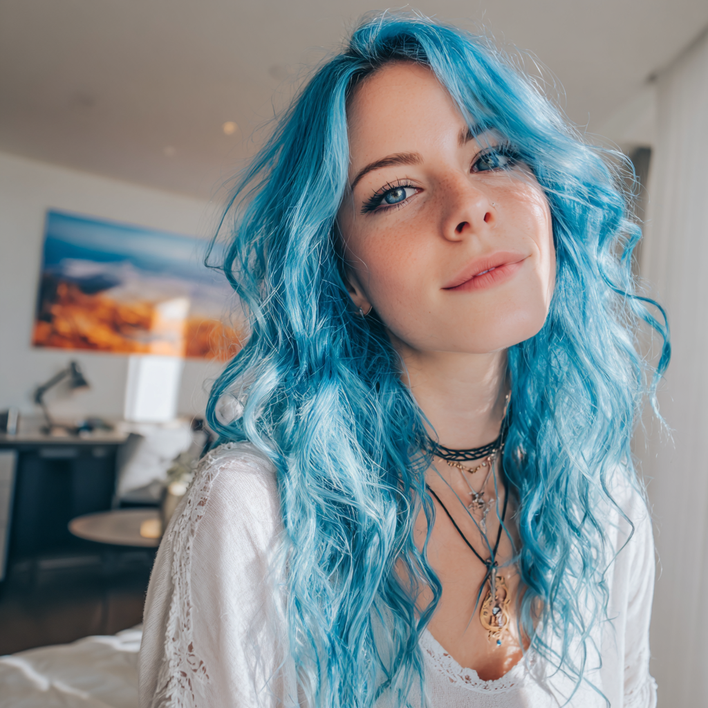 blue hair: 30 days to True color that stuns everyone