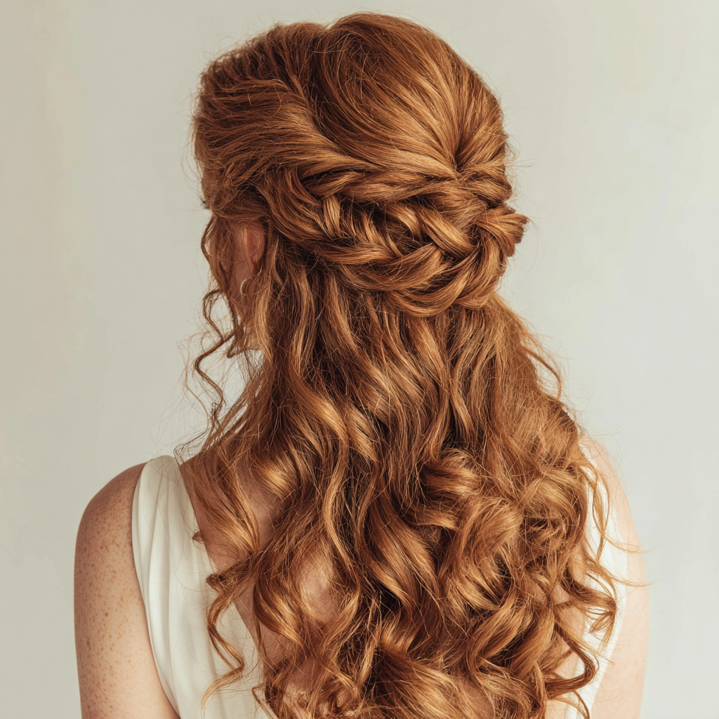 bridesmaid hairstyles half up half down: True 30 Day Test