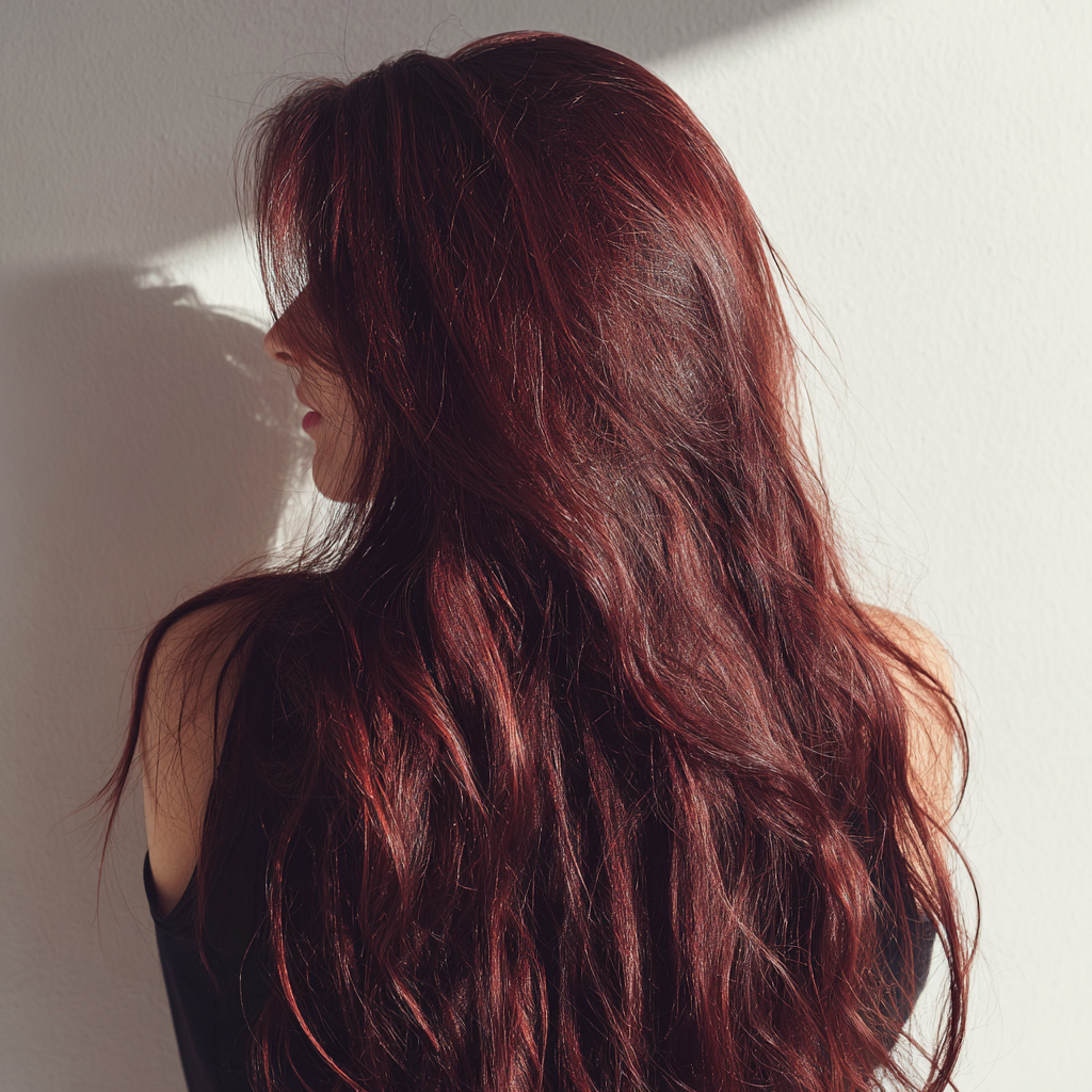 burgundy hair: Foolproof color in 30 days, True shine!