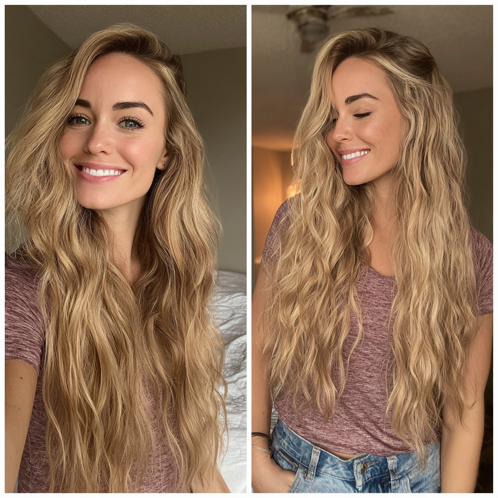 dark blonde hair: Real shine in 30 days, Proven trick